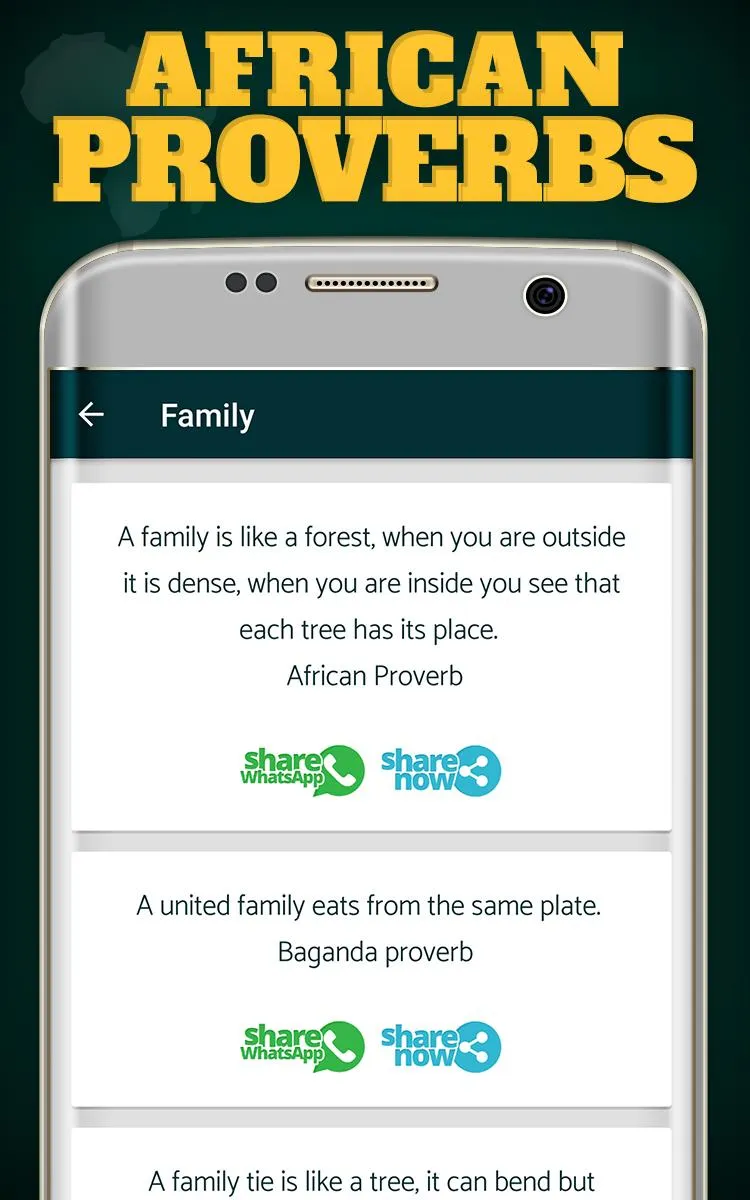 African quotes and proverbs | Indus Appstore | Screenshot