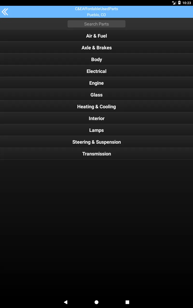 C & E Used Parts - Pueblo, CO | Indus Appstore | Screenshot