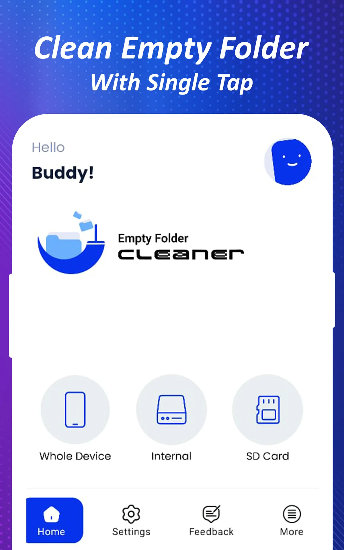 Empty Folder Cleaner | Indus Appstore | Screenshot