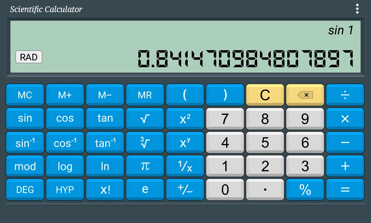 Calculator LCD VFD | Indus Appstore | Screenshot