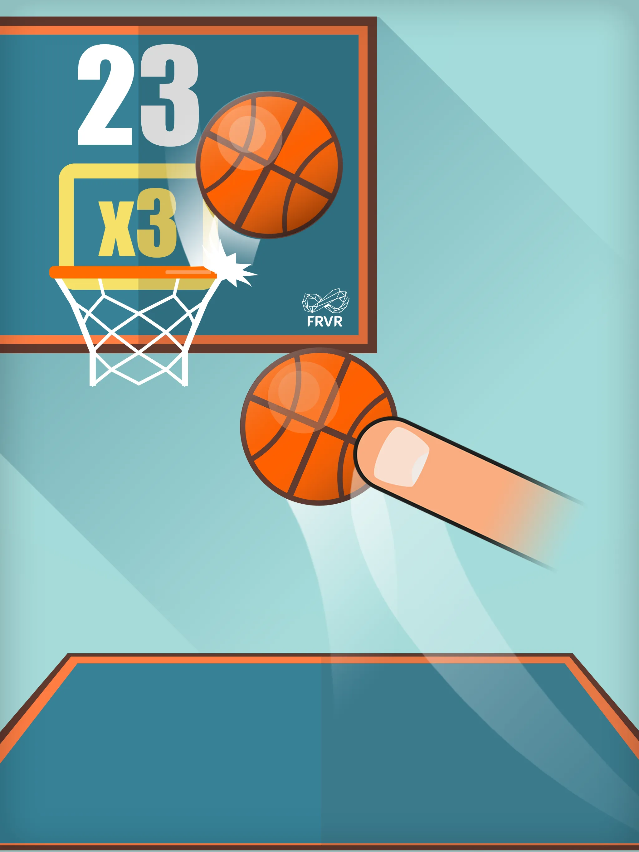 Basketball FRVR - Dunk Shoot | Indus Appstore | Screenshot