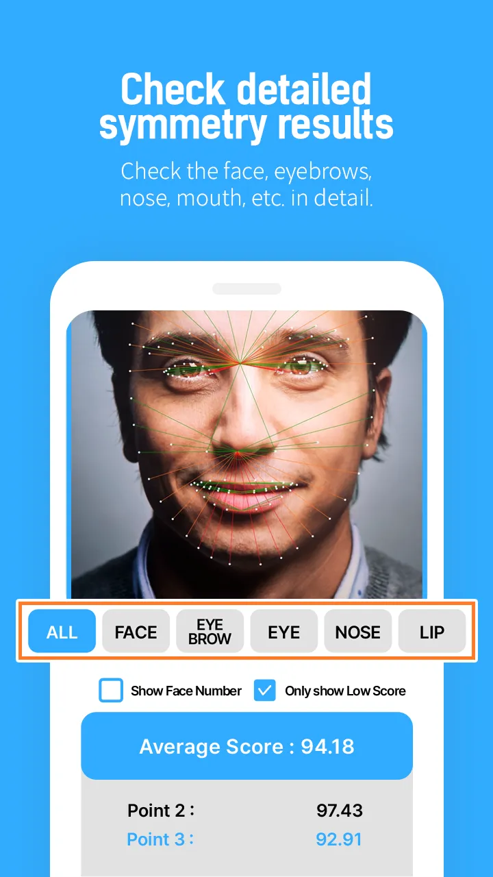 Facial Asymmetry Test | Indus Appstore | Screenshot