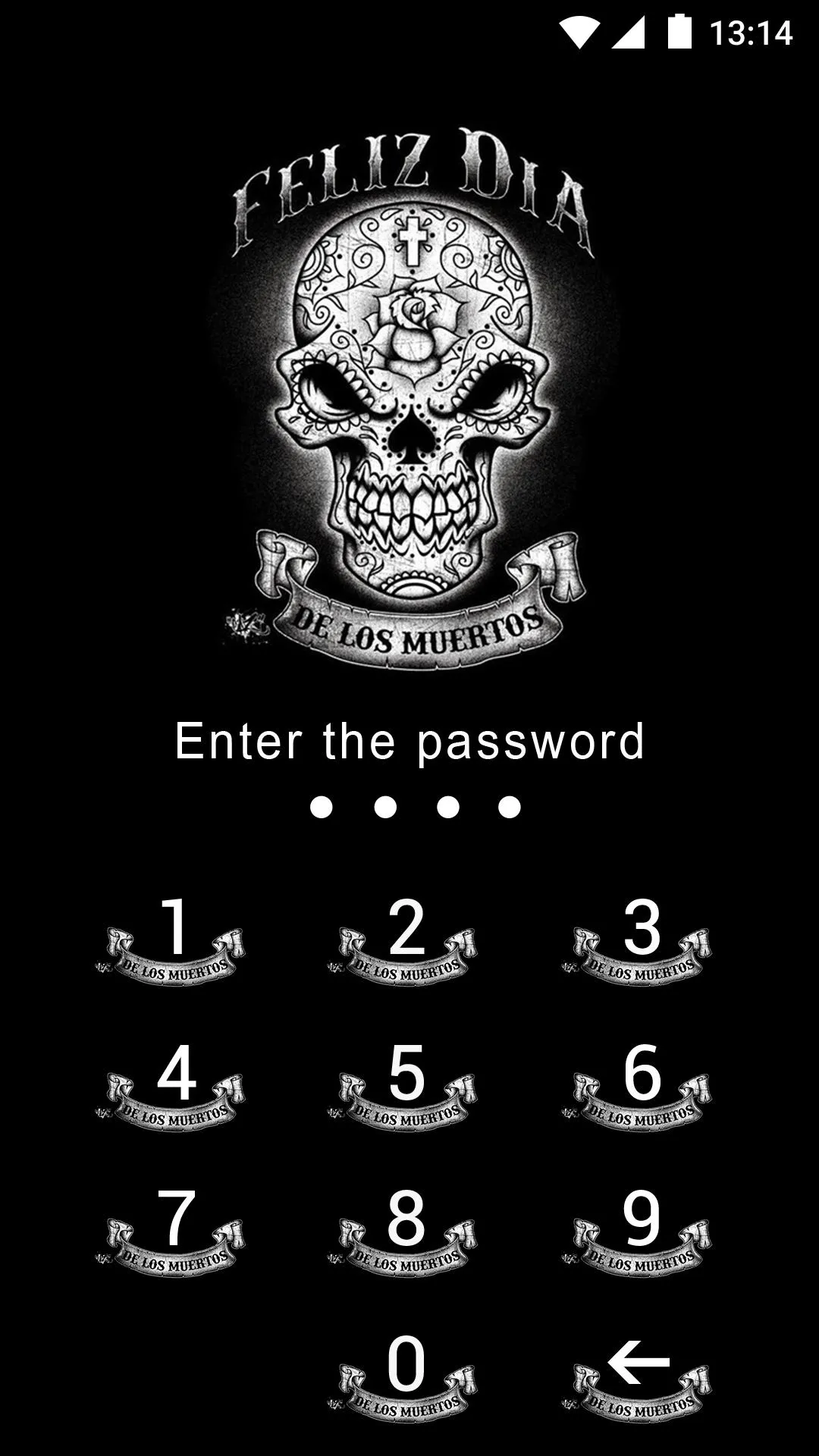 AppLock Theme Death Skeleton | Indus Appstore | Screenshot