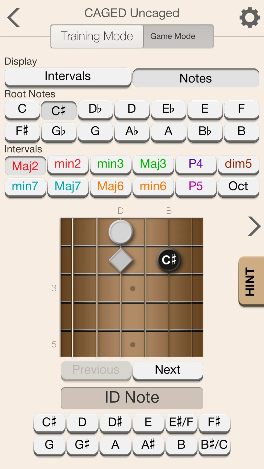 Guitar Intervals Unleashed | Indus Appstore | Screenshot