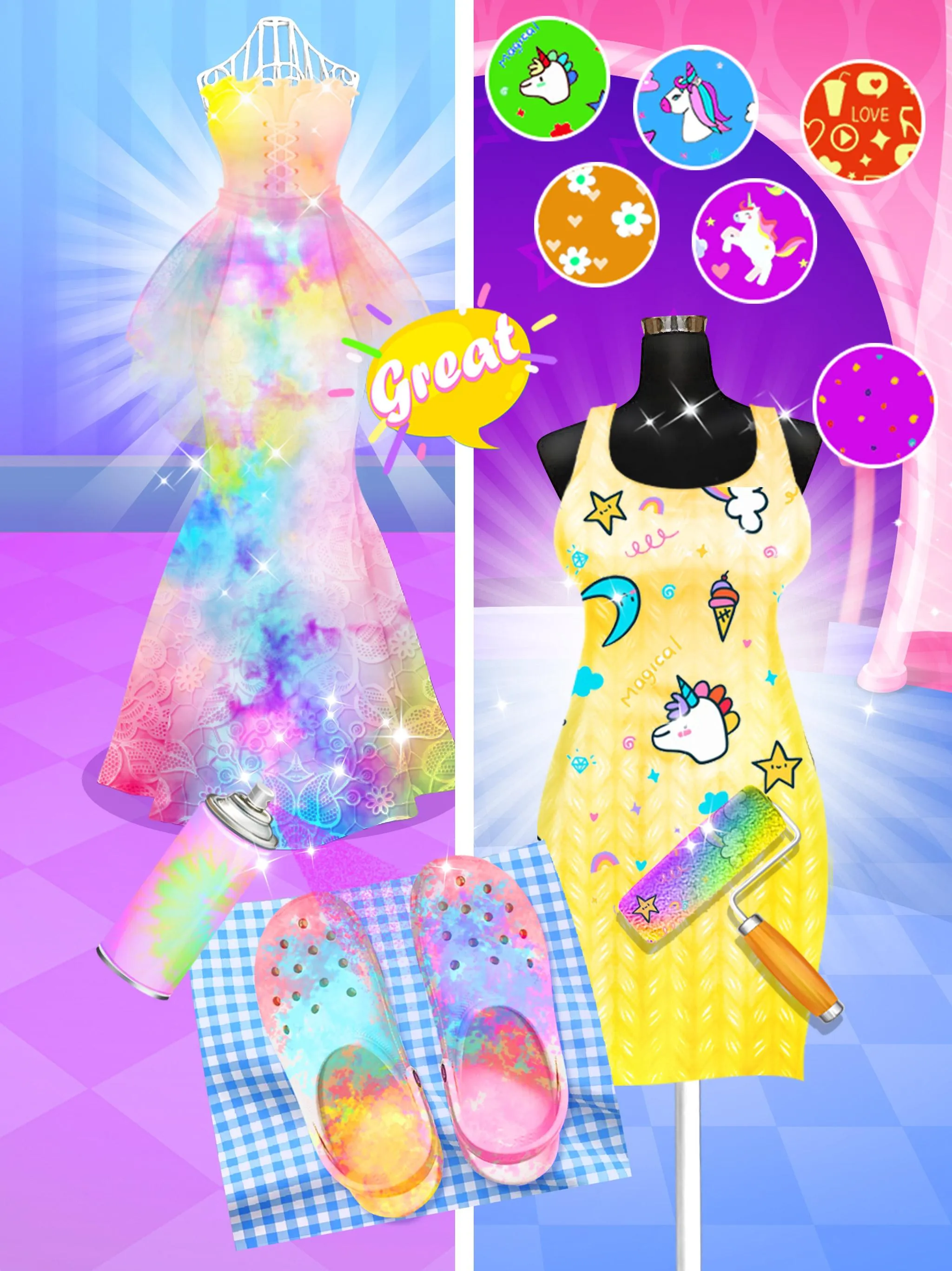 Tie Dye Fashion Art Design | Indus Appstore | Screenshot