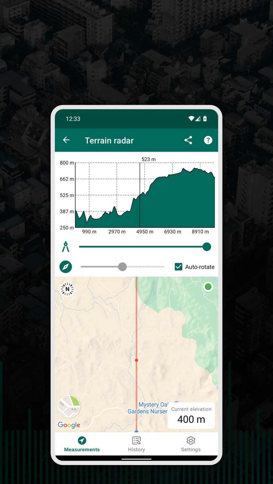 My GPS Tape Measure | Indus Appstore | Screenshot