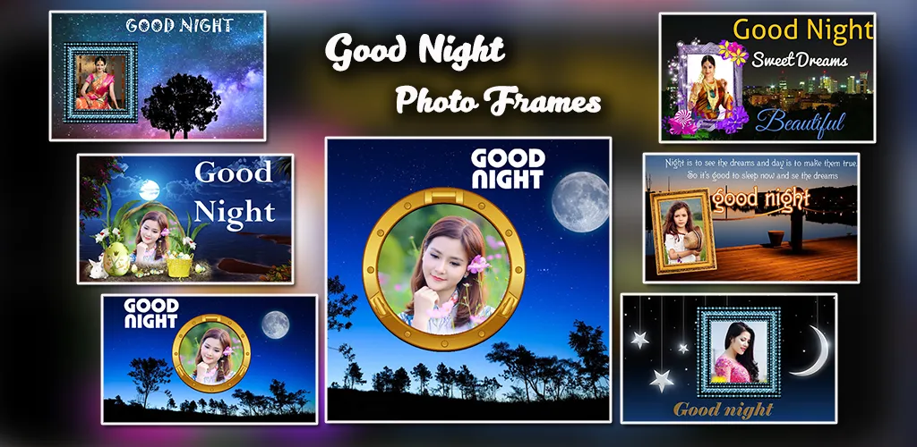 Good Night Photo Frames | Indus Appstore | Screenshot