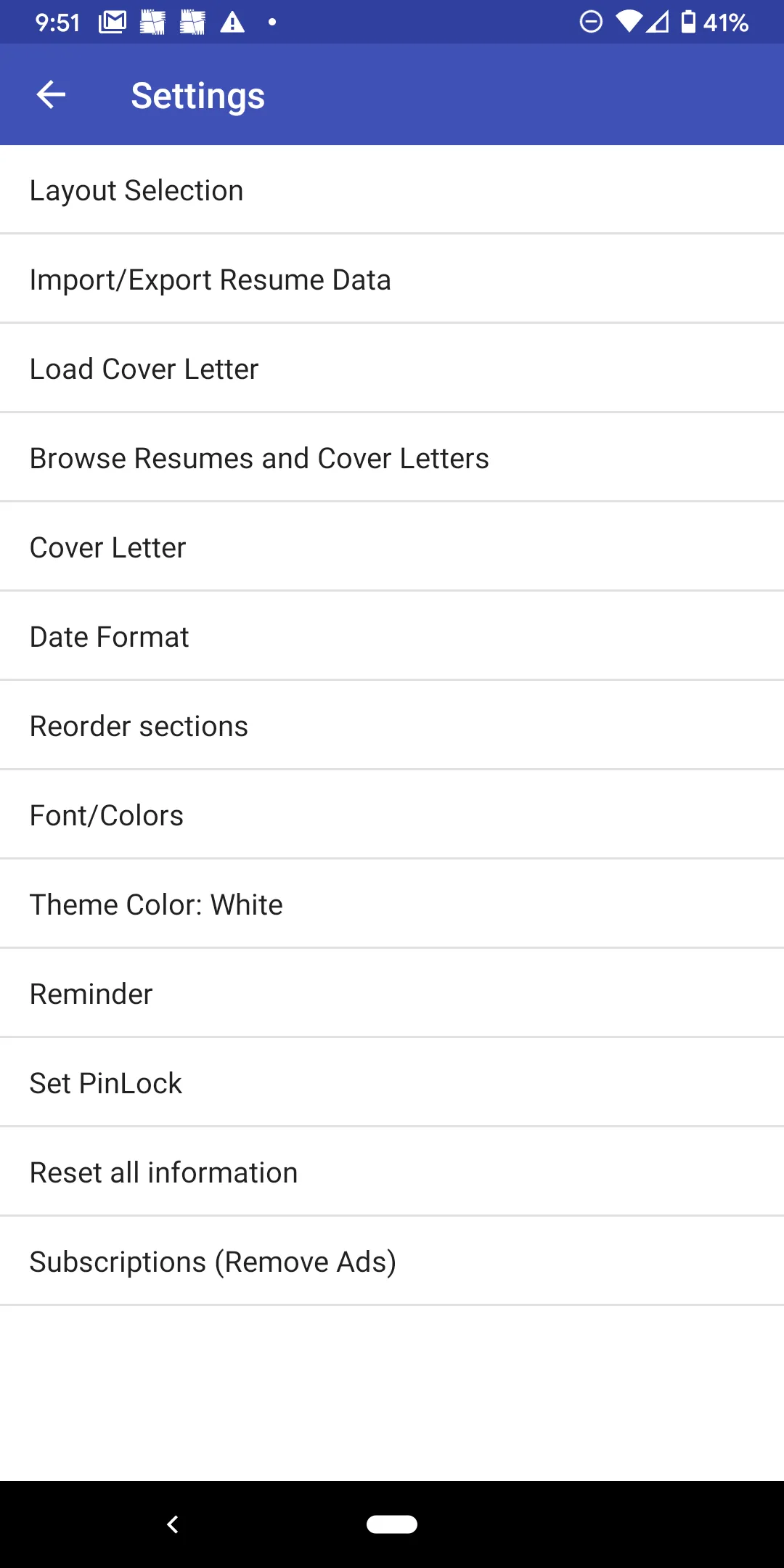 Resume Builder App | Indus Appstore | Screenshot