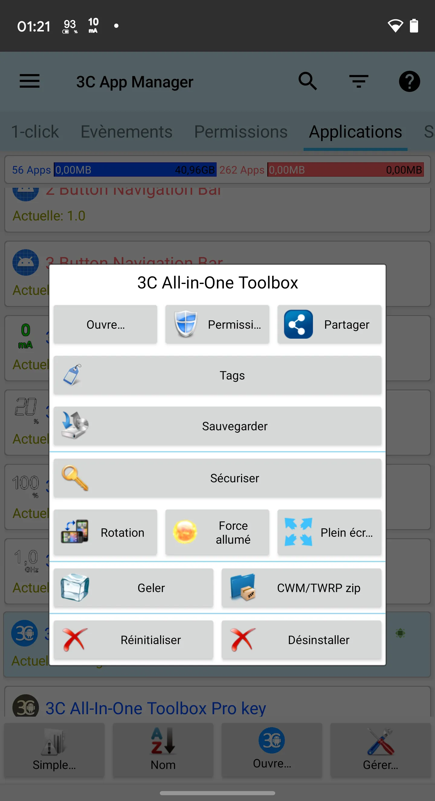 3C App Manager | Indus Appstore | Screenshot