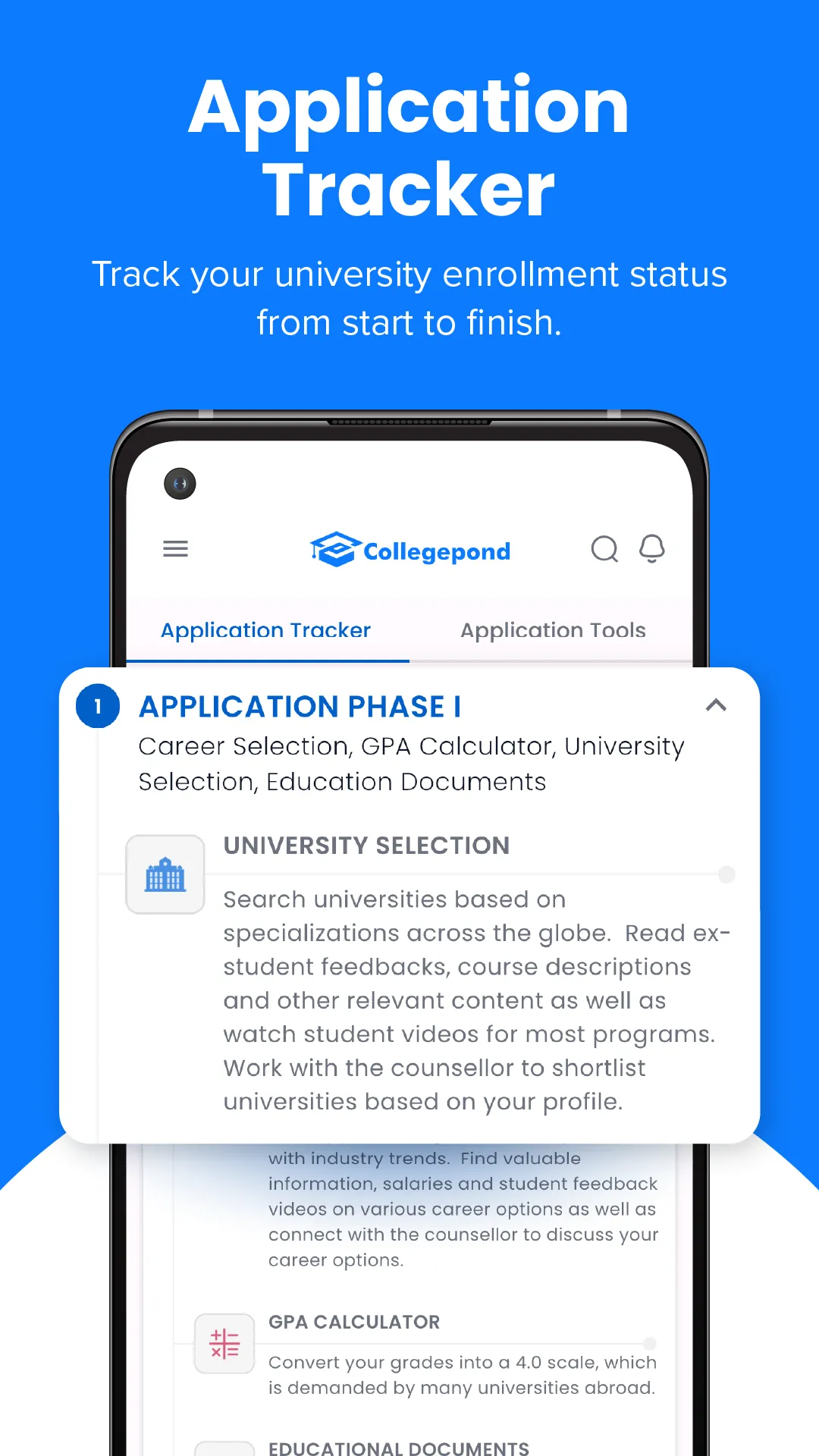 Collegepond Study Abroad | Indus Appstore | Screenshot