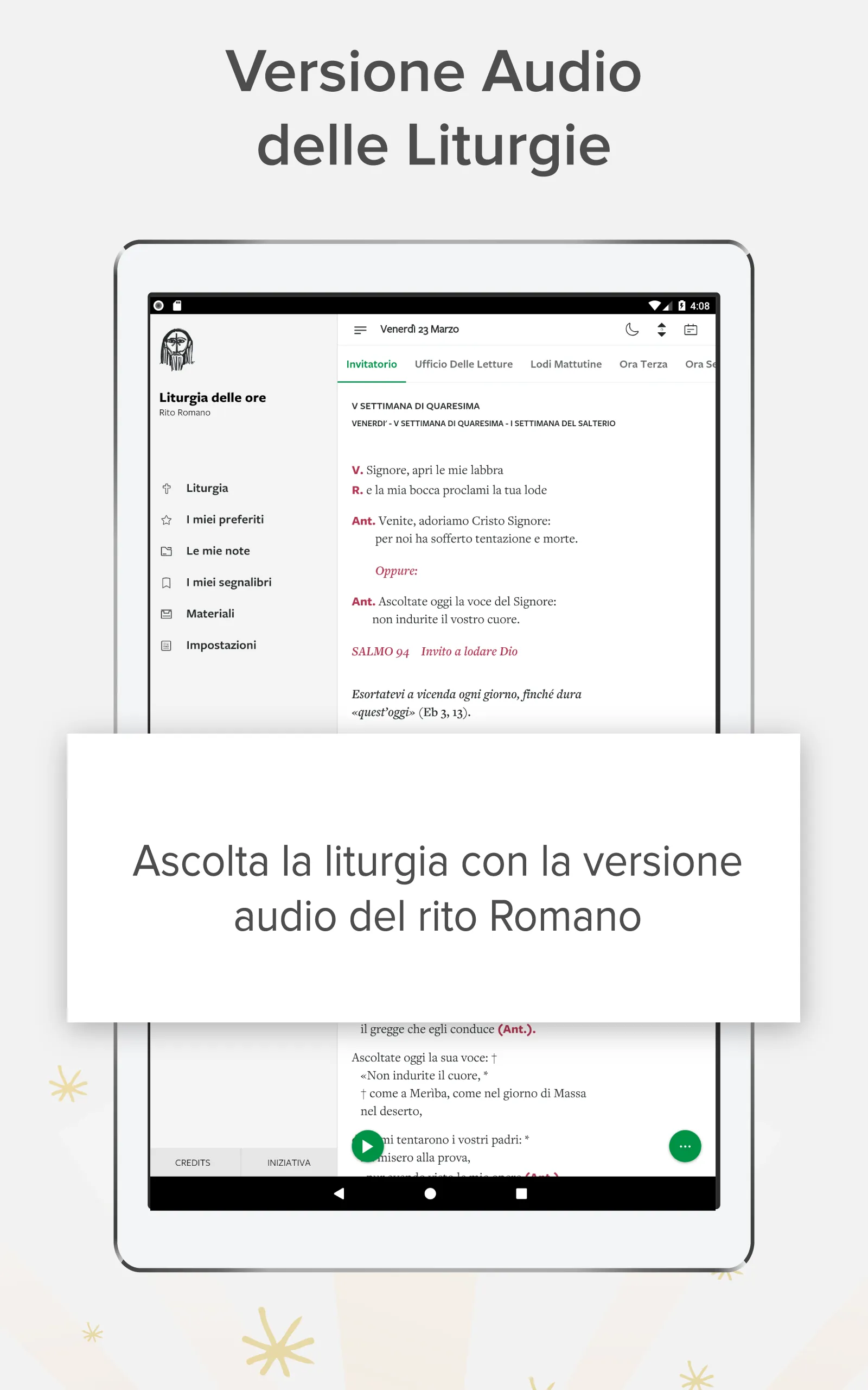 CEI - LITURGIA DELLE ORE | Indus Appstore | Screenshot