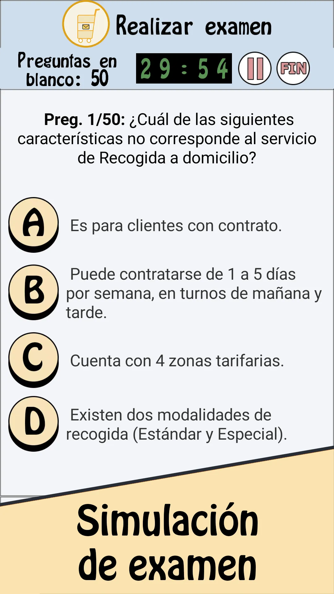 TestOpos Correos 2025 | Indus Appstore | Screenshot