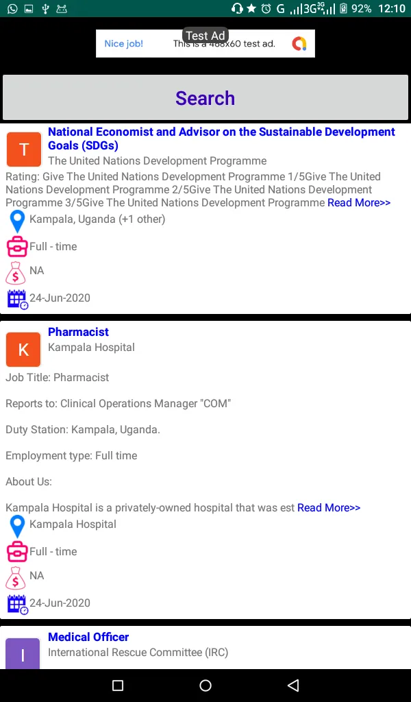 Uganda Jobs, Jobs in Uganda | Indus Appstore | Screenshot