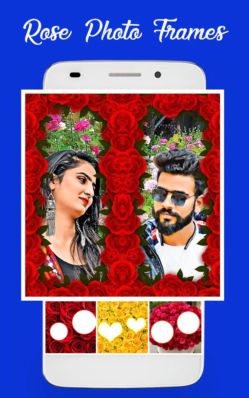 Rose flowers dual photo frame | Indus Appstore | Screenshot