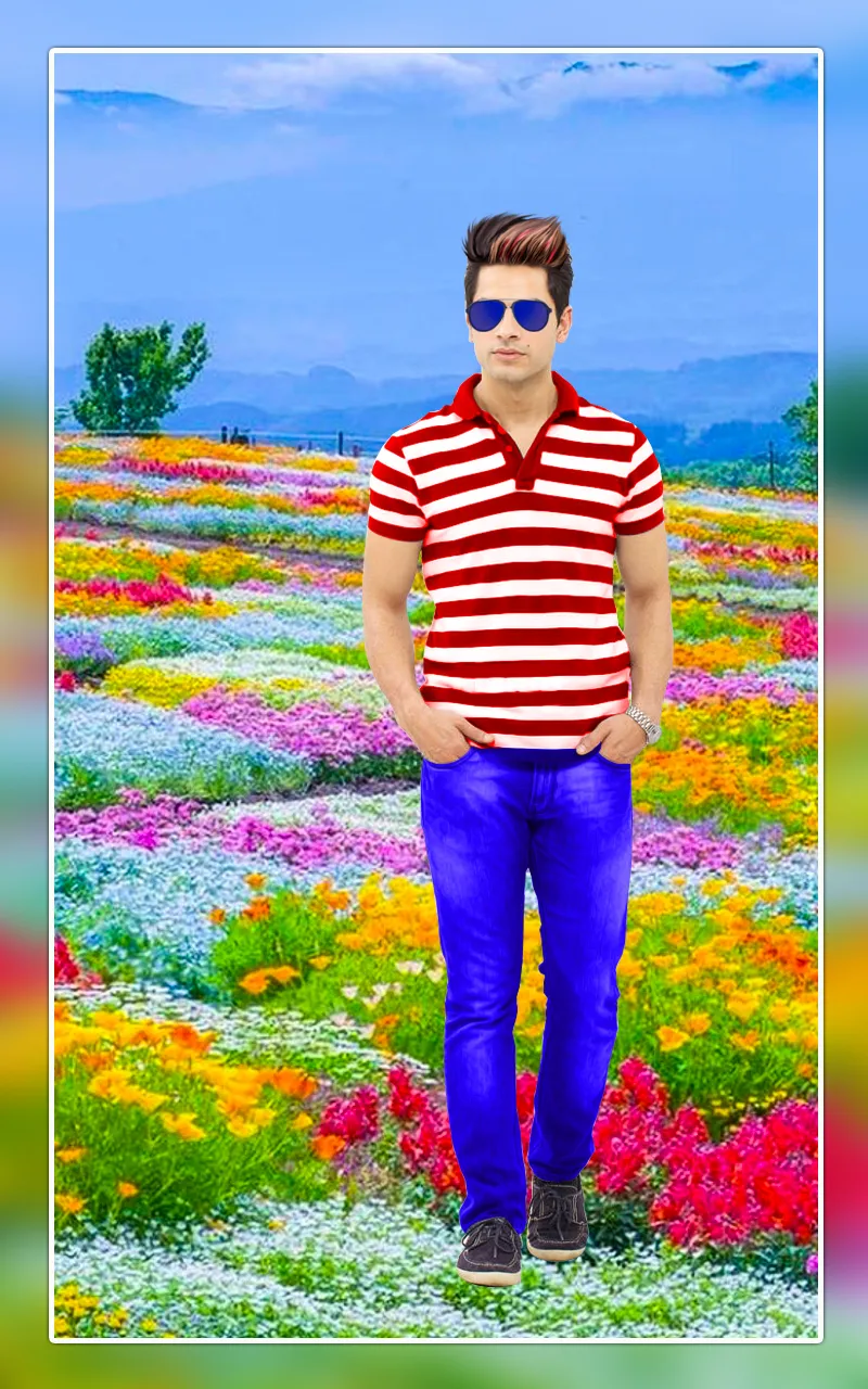 Flower hill photo editor frame | Indus Appstore | Screenshot