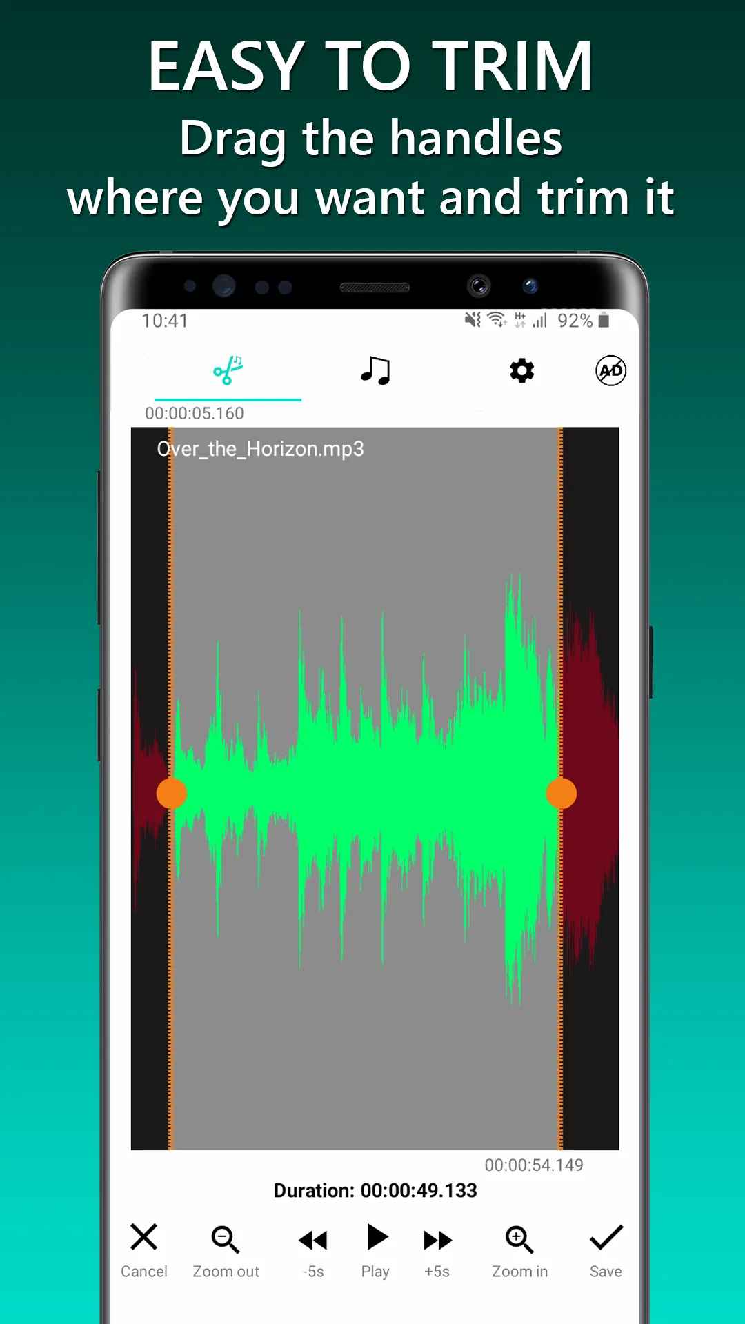 Audio Trimmer: Music, Ringtone | Indus Appstore | Screenshot