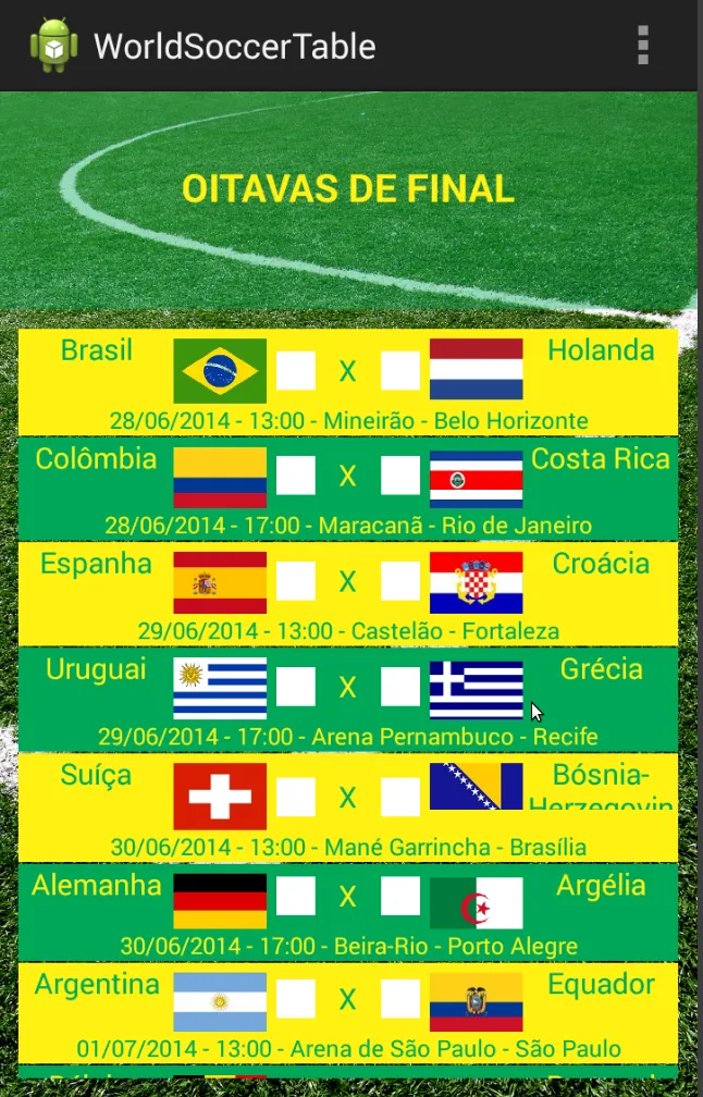 World Soccer Table | Indus Appstore | Screenshot