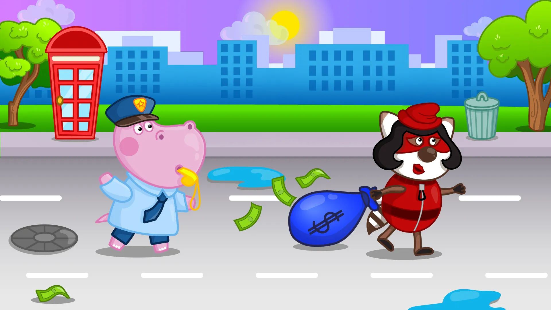 Detective Hippo: Police game | Indus Appstore | Screenshot