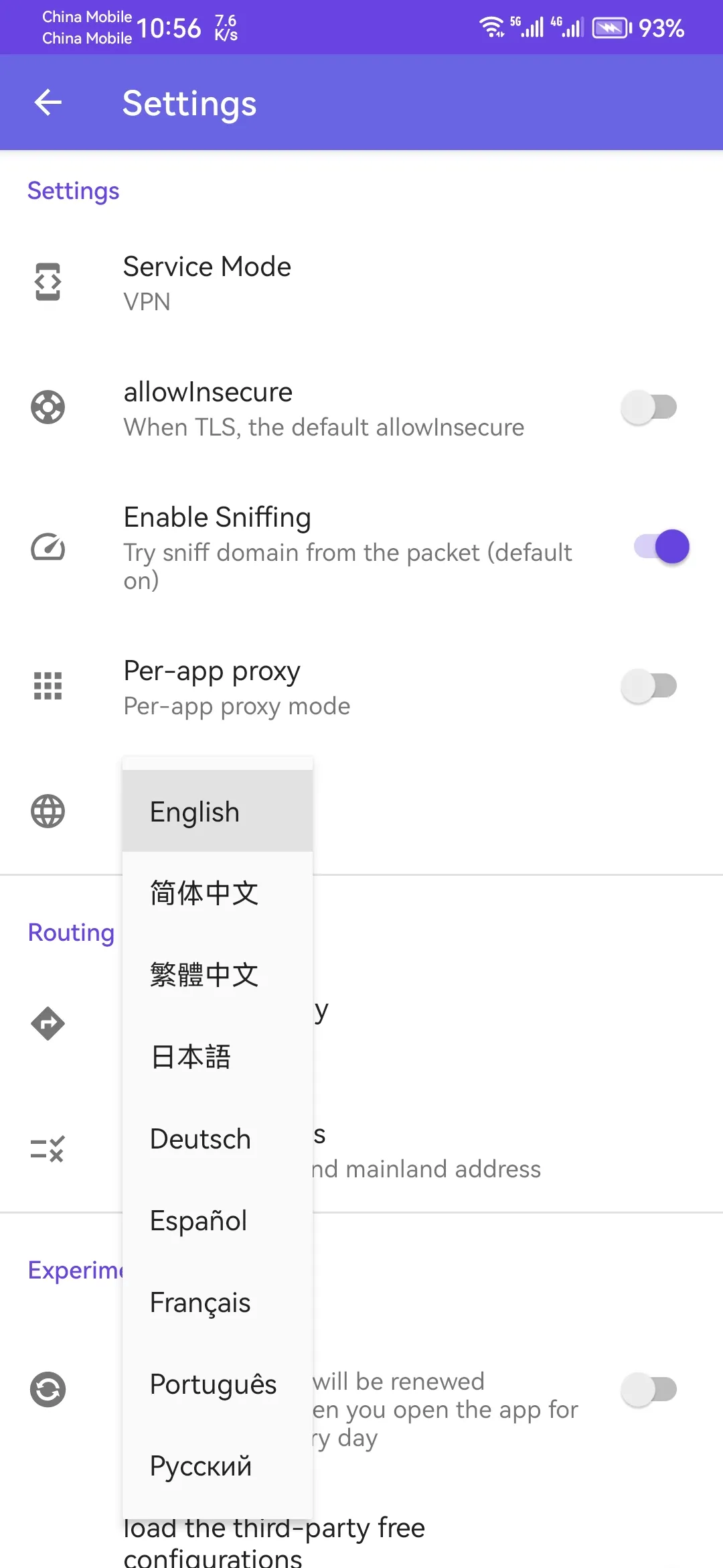 Shadowrocket for android | Indus Appstore | Screenshot