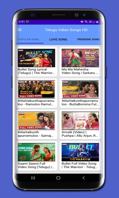 Telugu Video : Telugu Songs HD | Indus Appstore | Screenshot