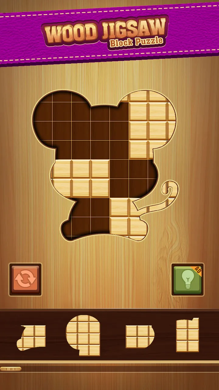 Wood Jigsaw Block Puzzle | Indus Appstore | Screenshot