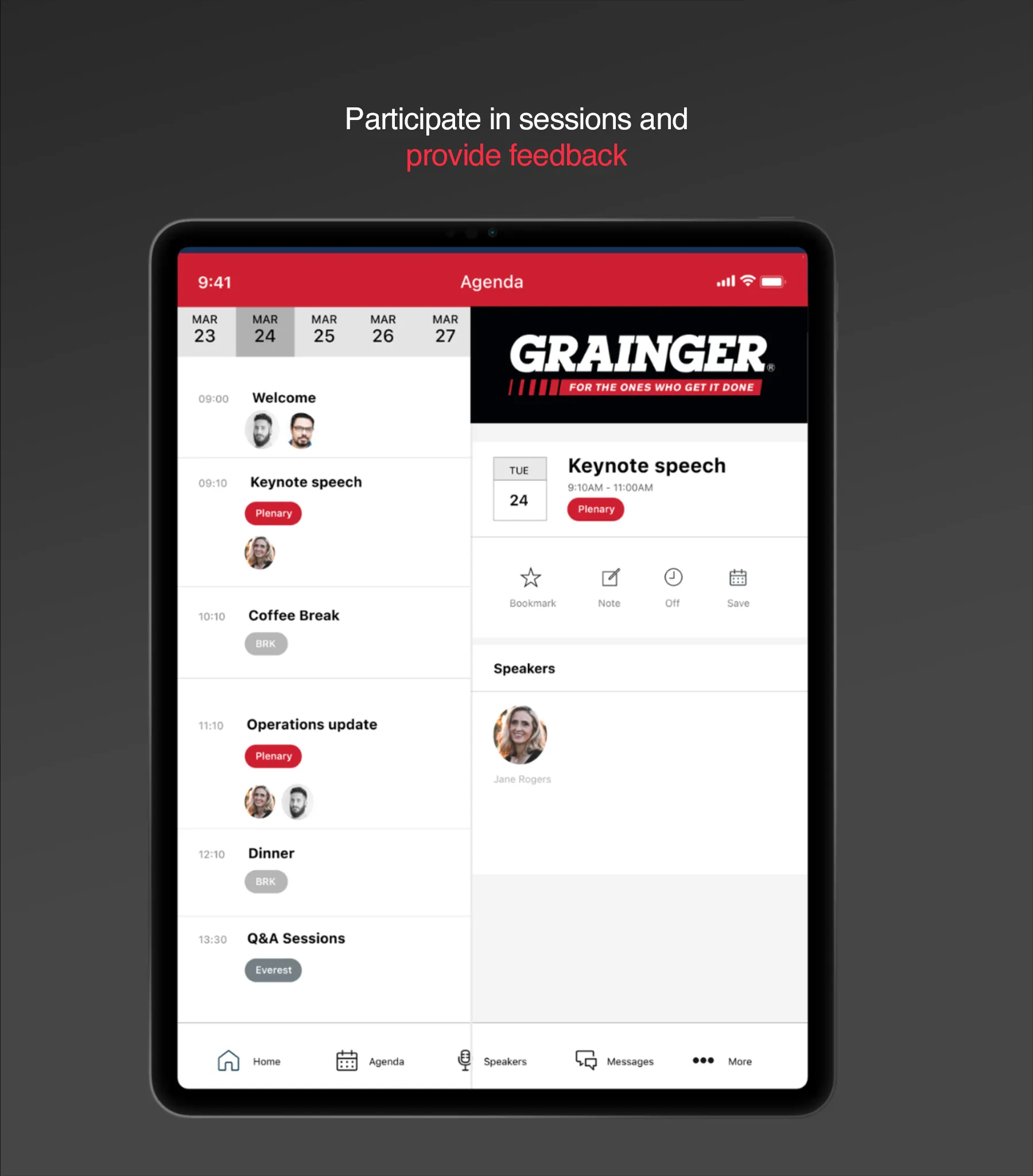 Grainger Events | Indus Appstore | Screenshot