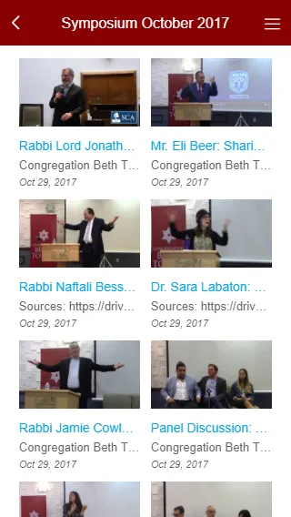 Congregation Beth Torah | Indus Appstore | Screenshot