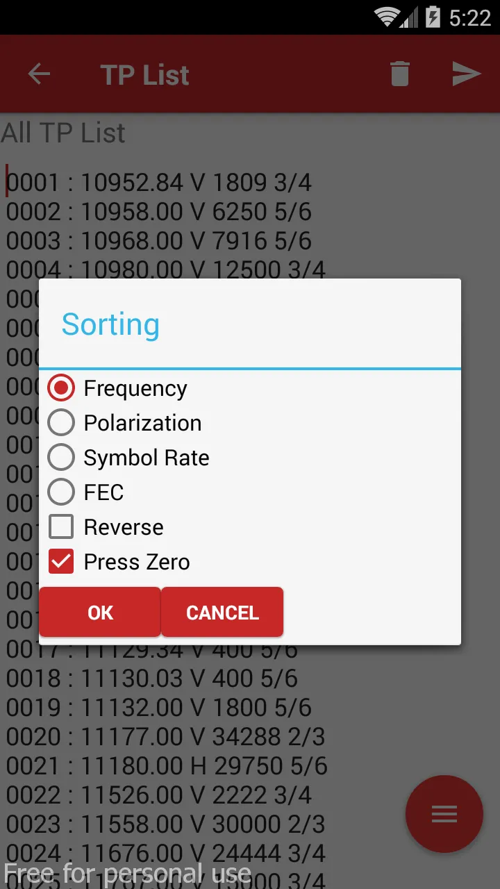 Turksat Frequency List | Indus Appstore | Screenshot