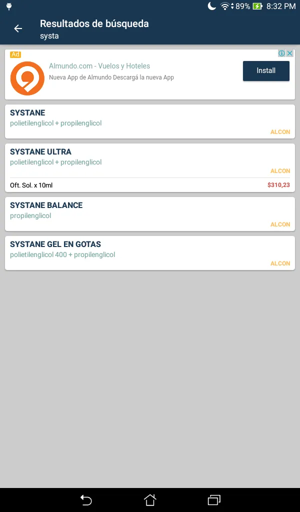 Precios de Medicamentos Argent | Indus Appstore | Screenshot