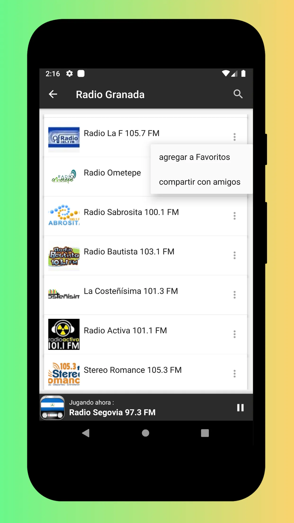 Radio Nicaragua - Radio Online | Indus Appstore | Screenshot