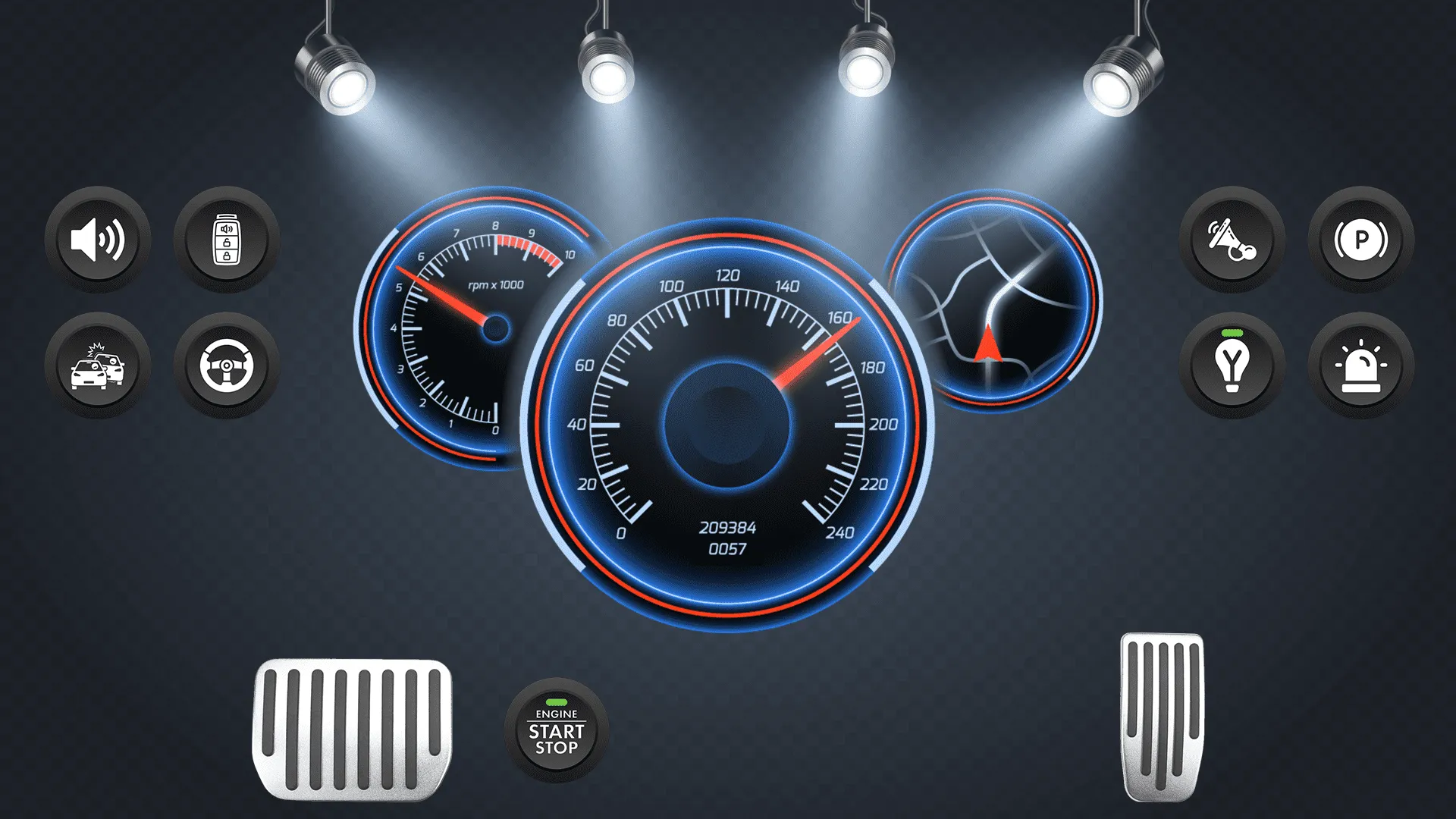Car Engine Sounds Simulator | Indus Appstore | Screenshot