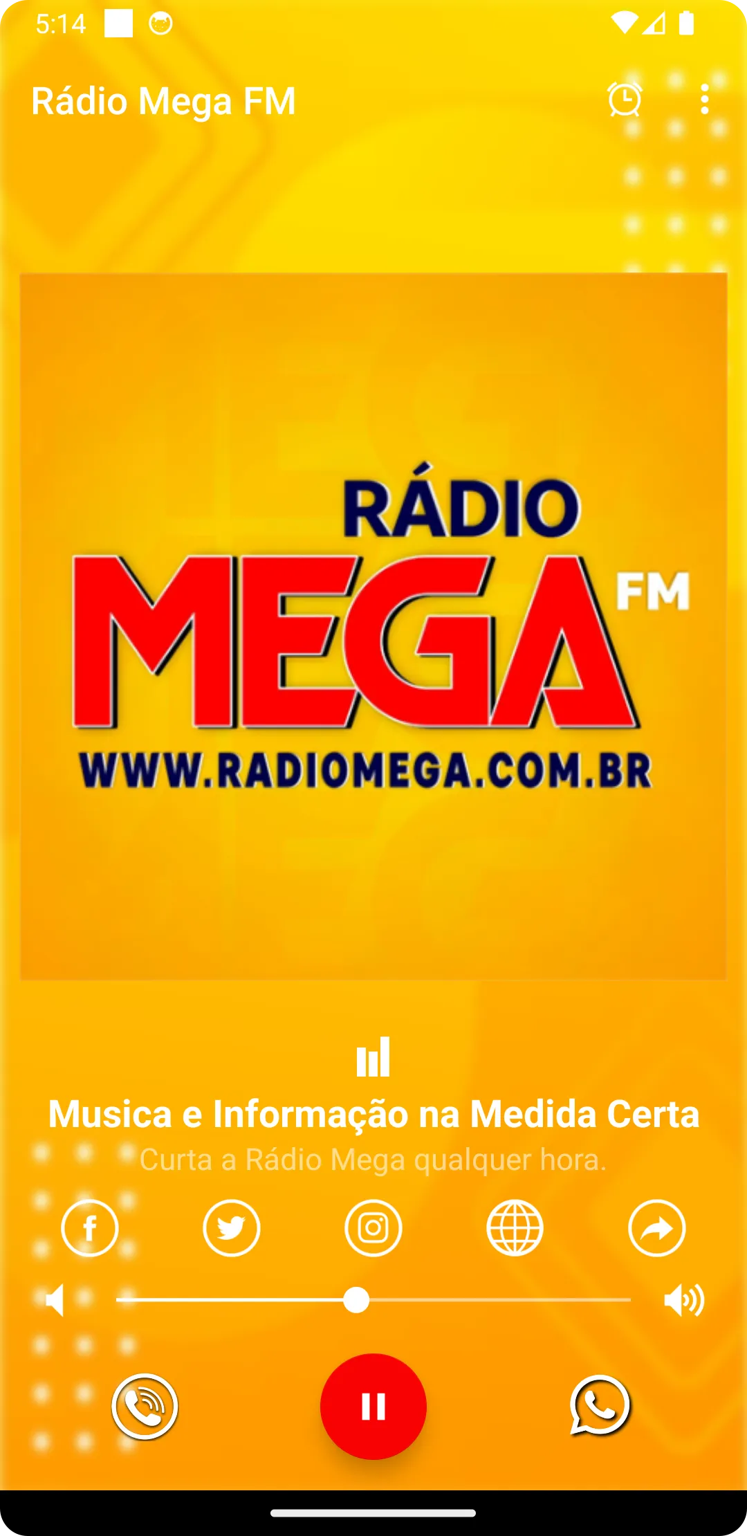 Rádio Mega Itaipava | Indus Appstore | Screenshot