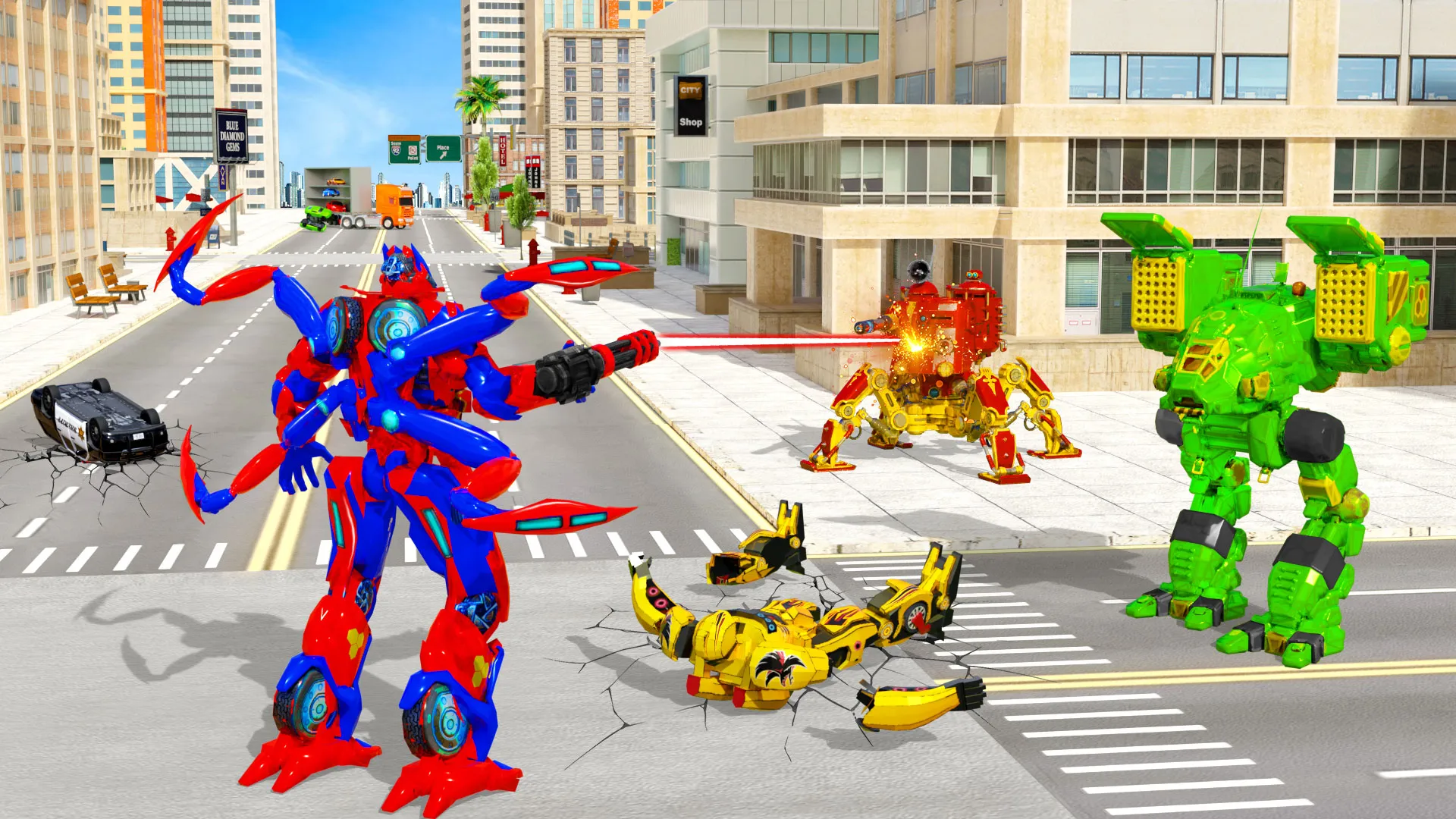 Spider Robot Car Driving Games | Indus Appstore | Screenshot