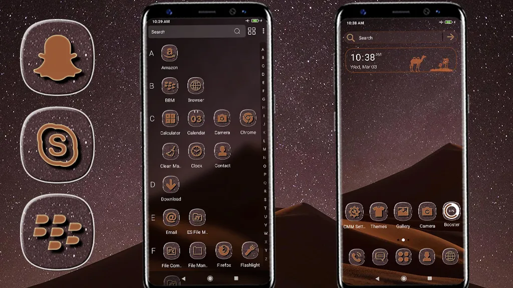 Desert Night Theme | Indus Appstore | Screenshot