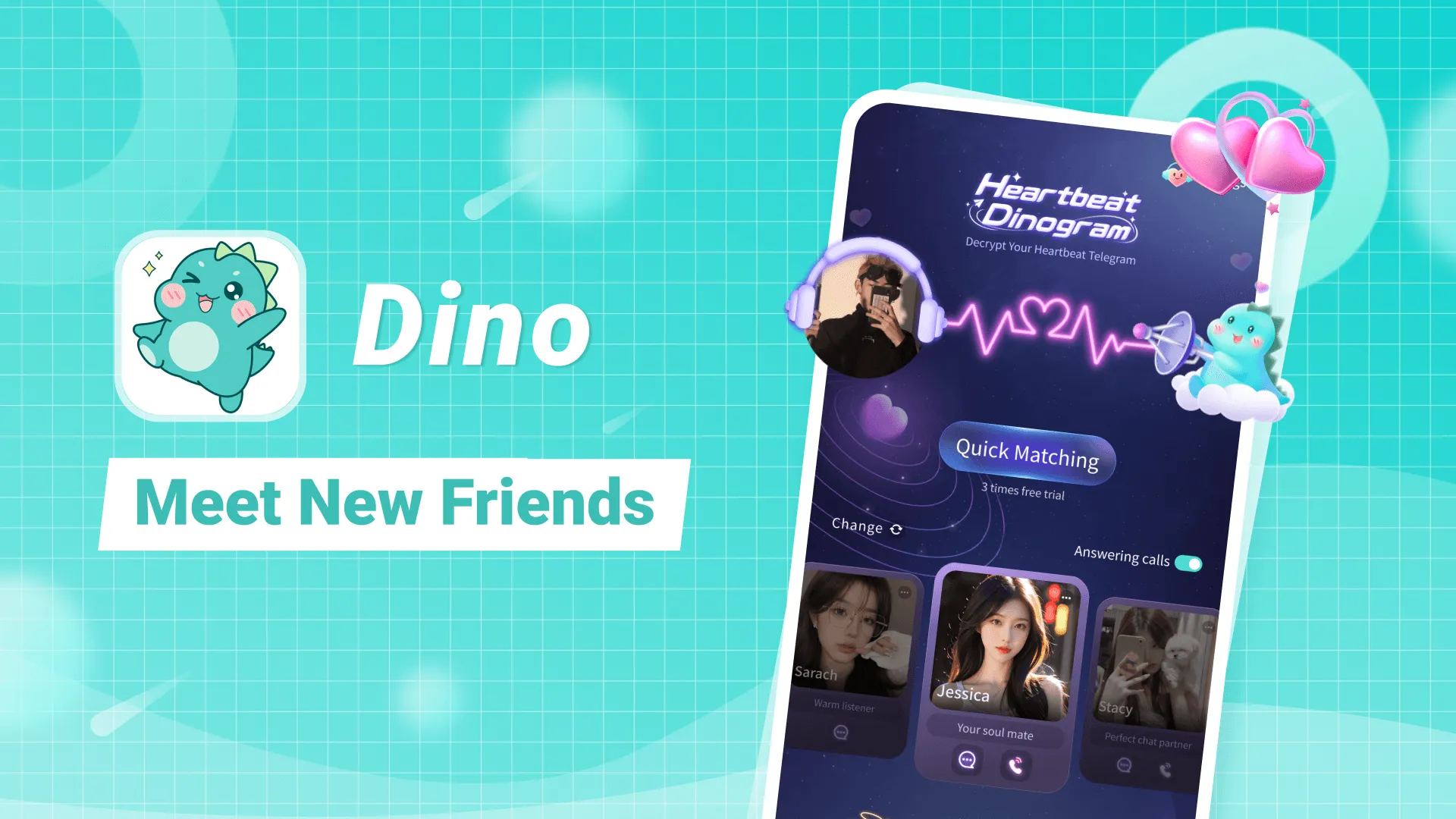 Dino - Meet New Friends | Indus Appstore | Screenshot
