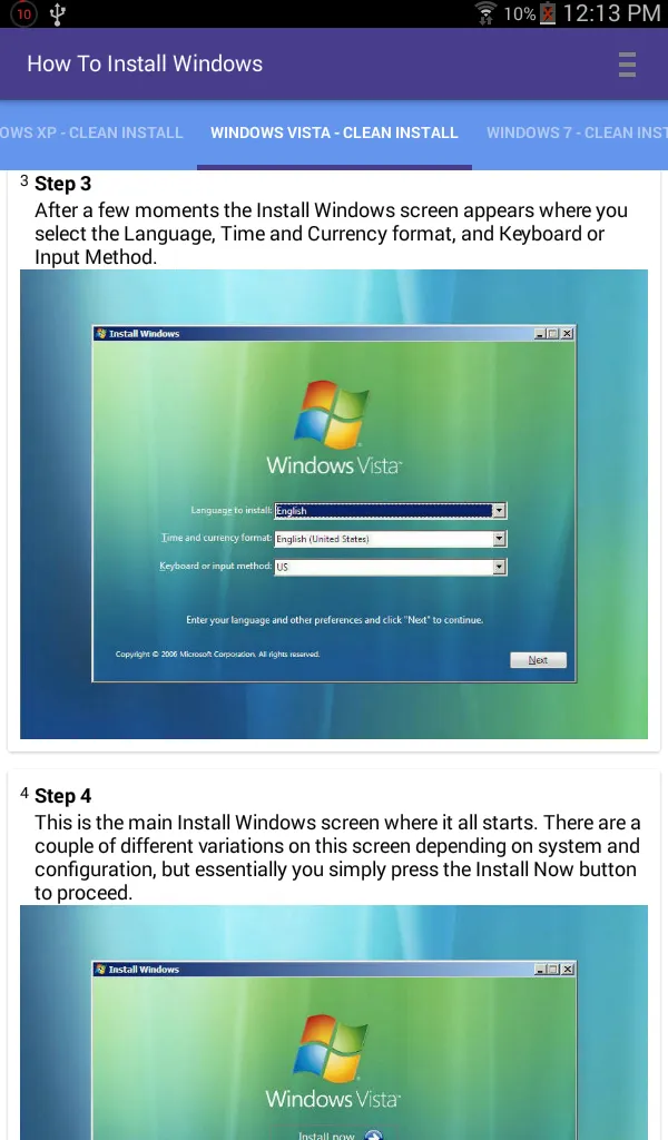 How to Install Windows | Indus Appstore | Screenshot