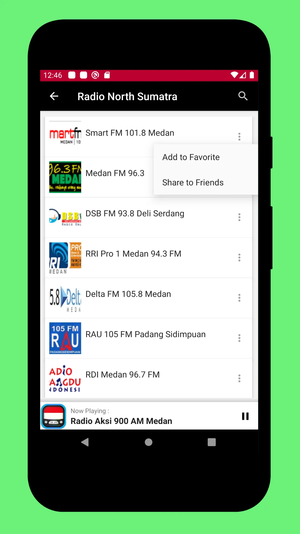 Radio Indonesia + Radio Online | Indus Appstore | Screenshot