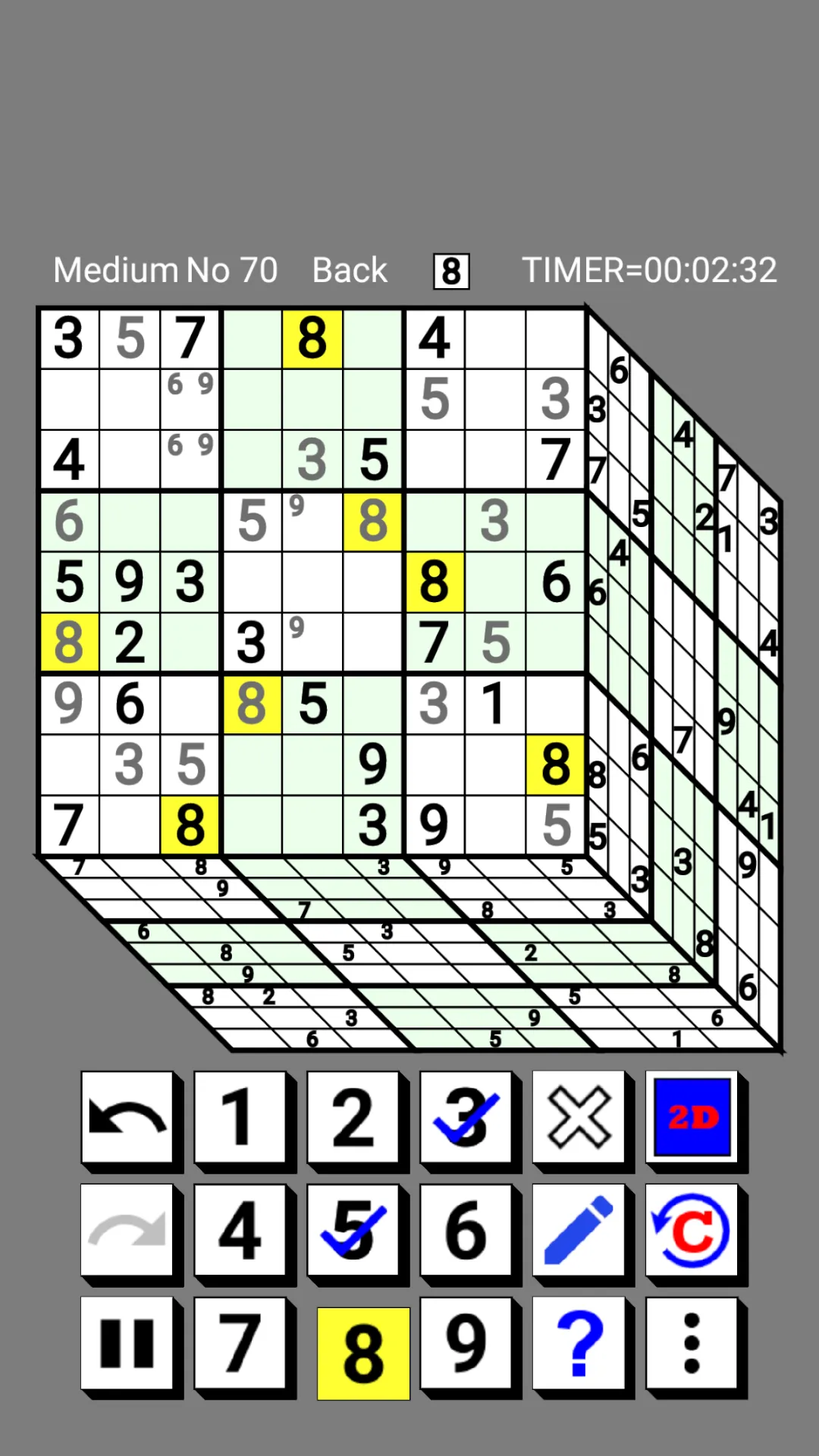 3D Number Place(3D Sudoku) | Indus Appstore | Screenshot