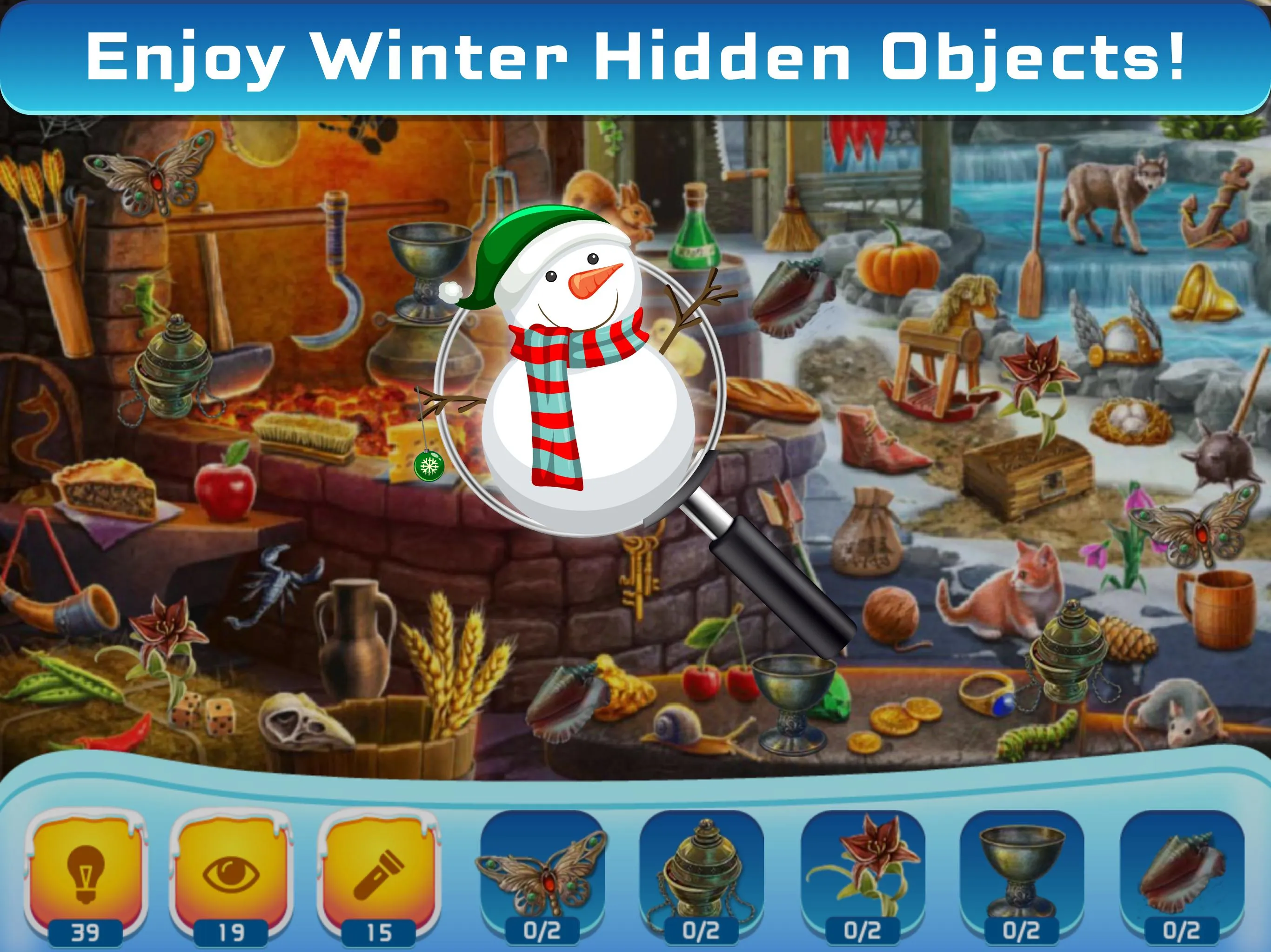 Winter Hidden Objects | Indus Appstore | Screenshot