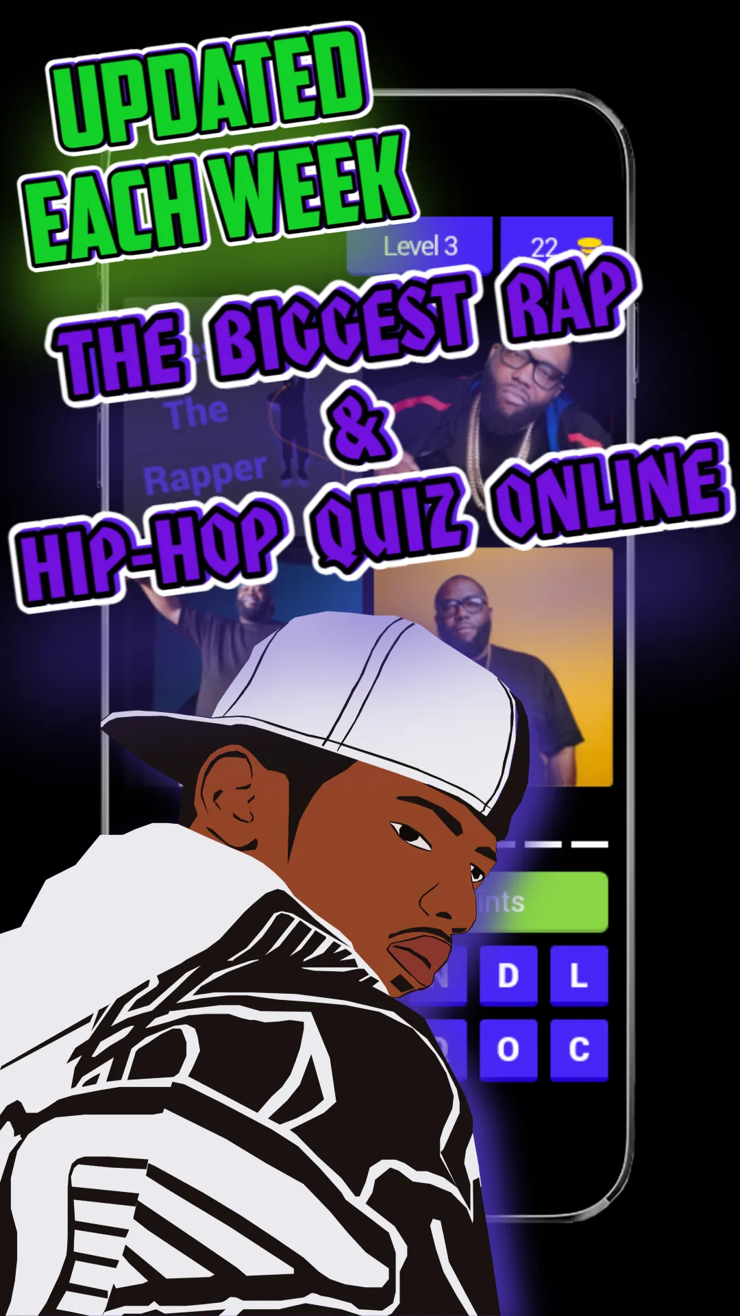 Music Quiz - Guess The Rapper | Indus Appstore | Screenshot