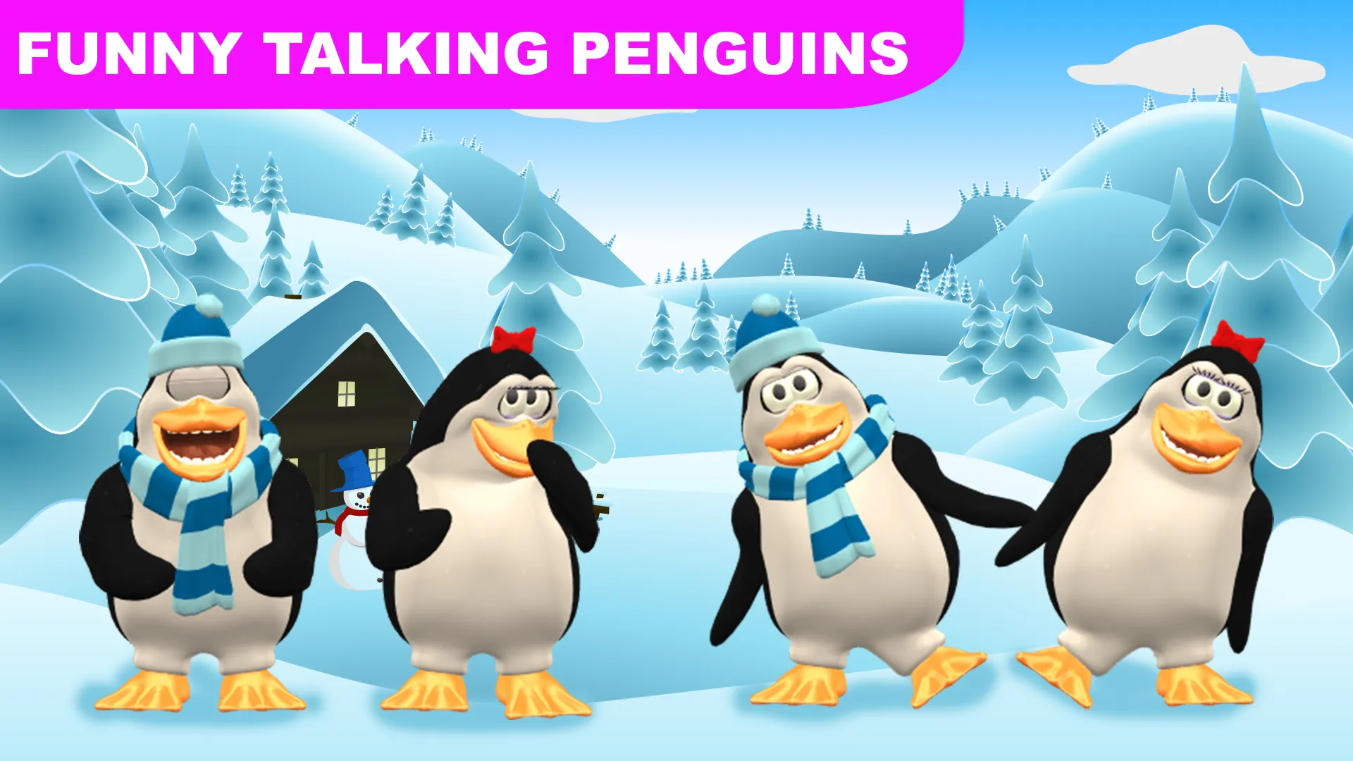 Talking Pengu & Penga Penguin  | Indus Appstore | Screenshot