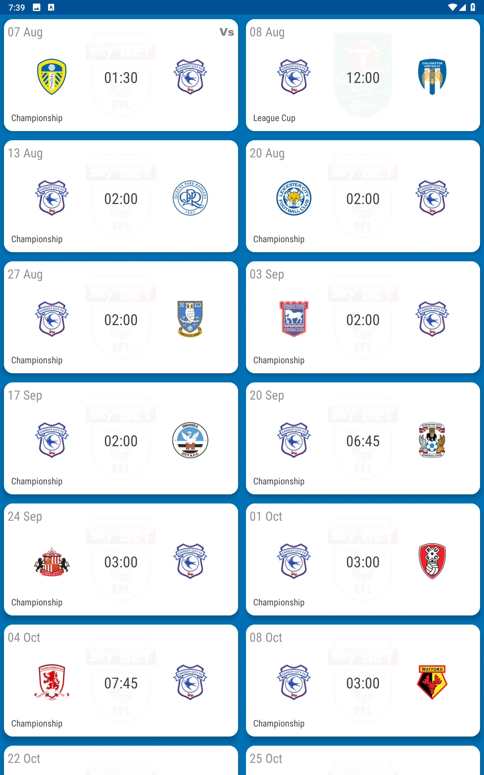 Cardiff City Fan App | Indus Appstore | Screenshot