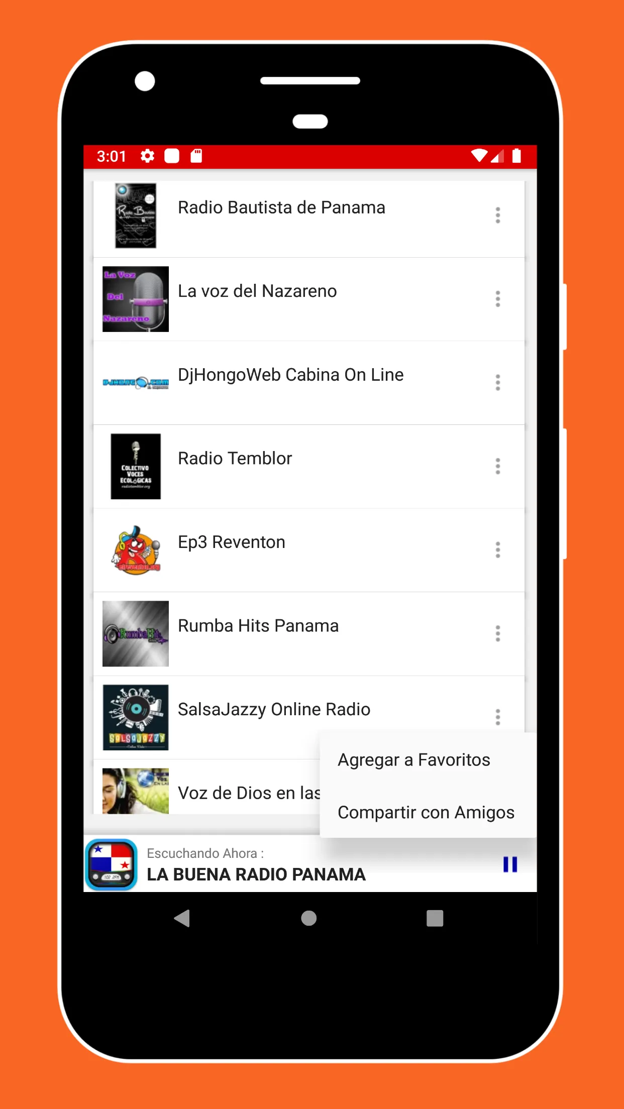 Radio Panama + FM Radio Online | Indus Appstore | Screenshot