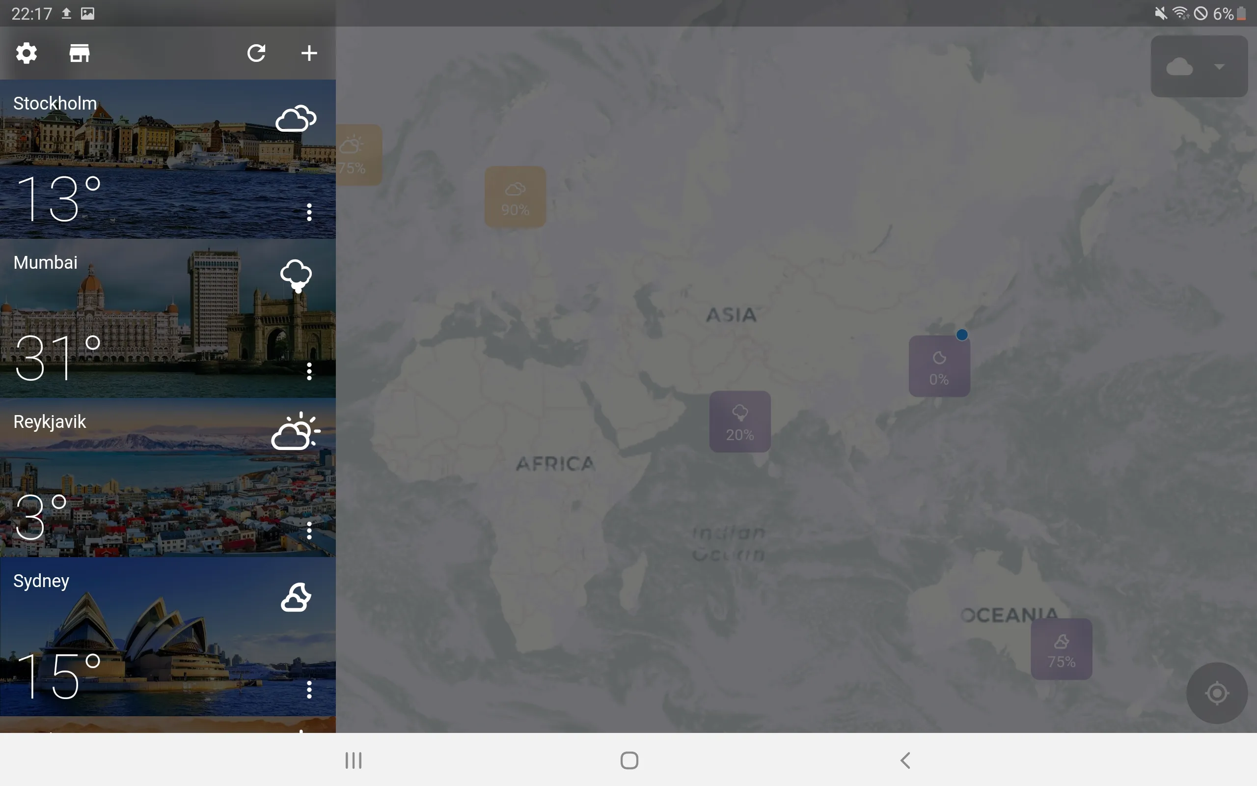 Weather Map | Indus Appstore | Screenshot