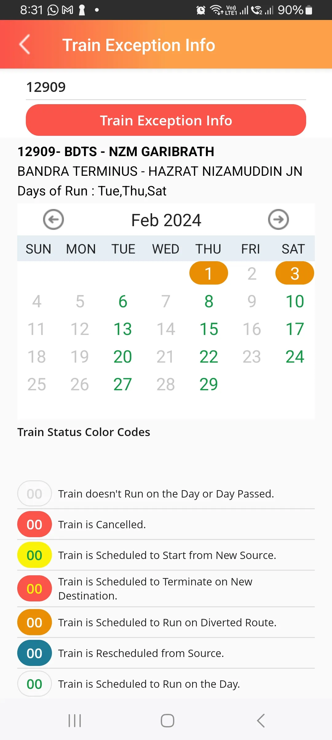 National Train Enquiry System | Indus Appstore | Screenshot