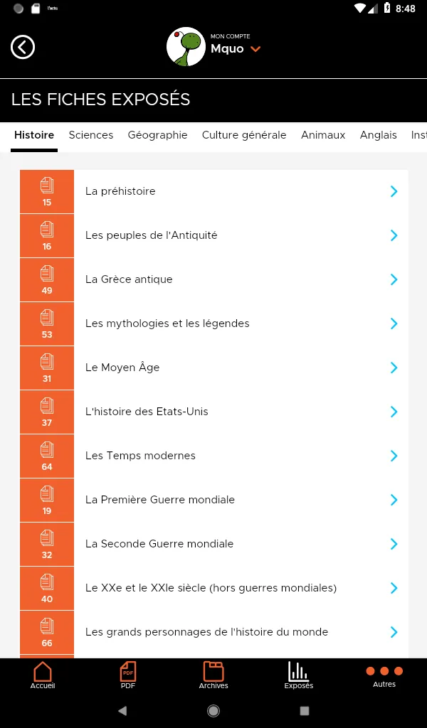 Mon Quotidien | Indus Appstore | Screenshot