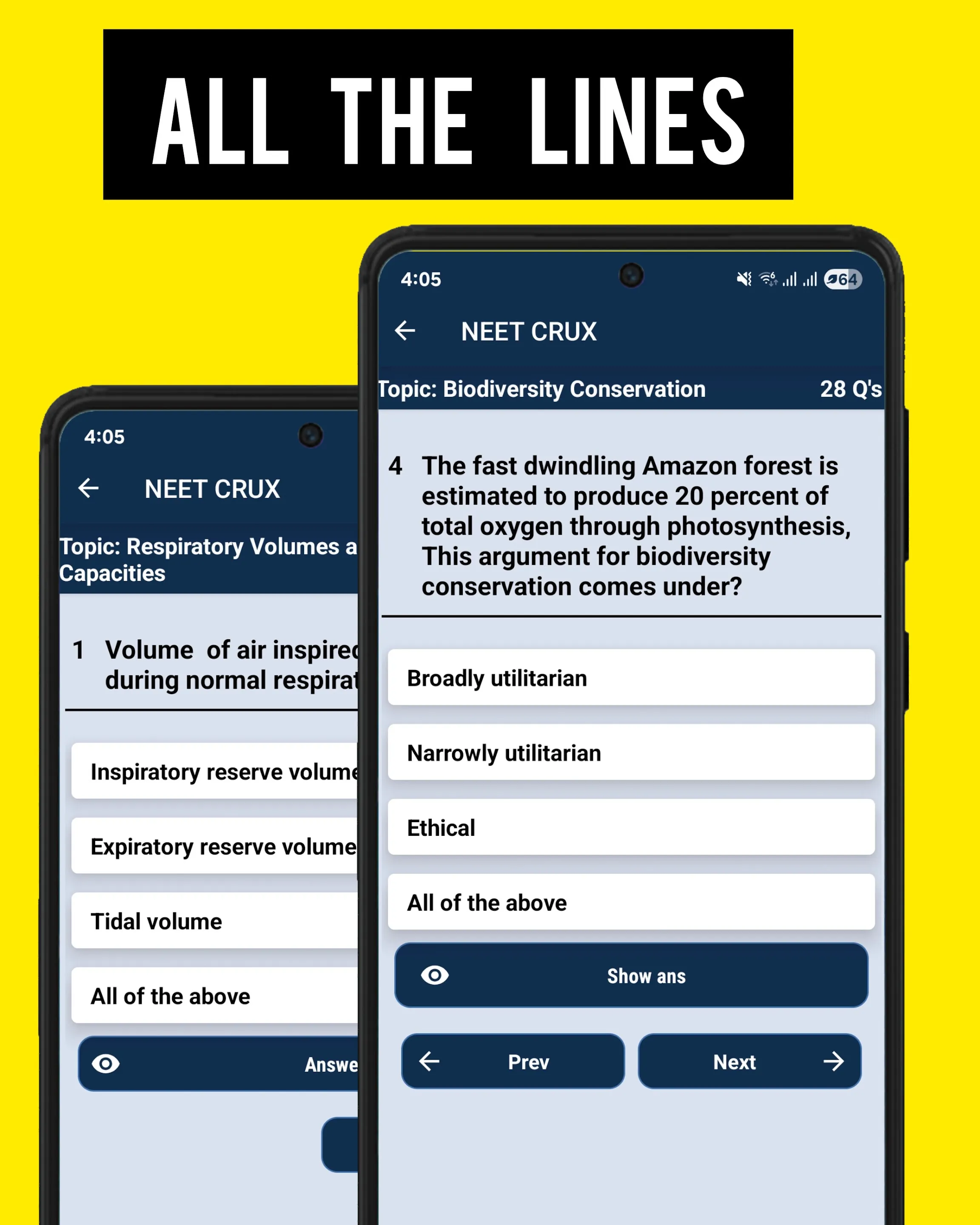NEET NCERT Bio Line-wise MCQ | Indus Appstore | Screenshot