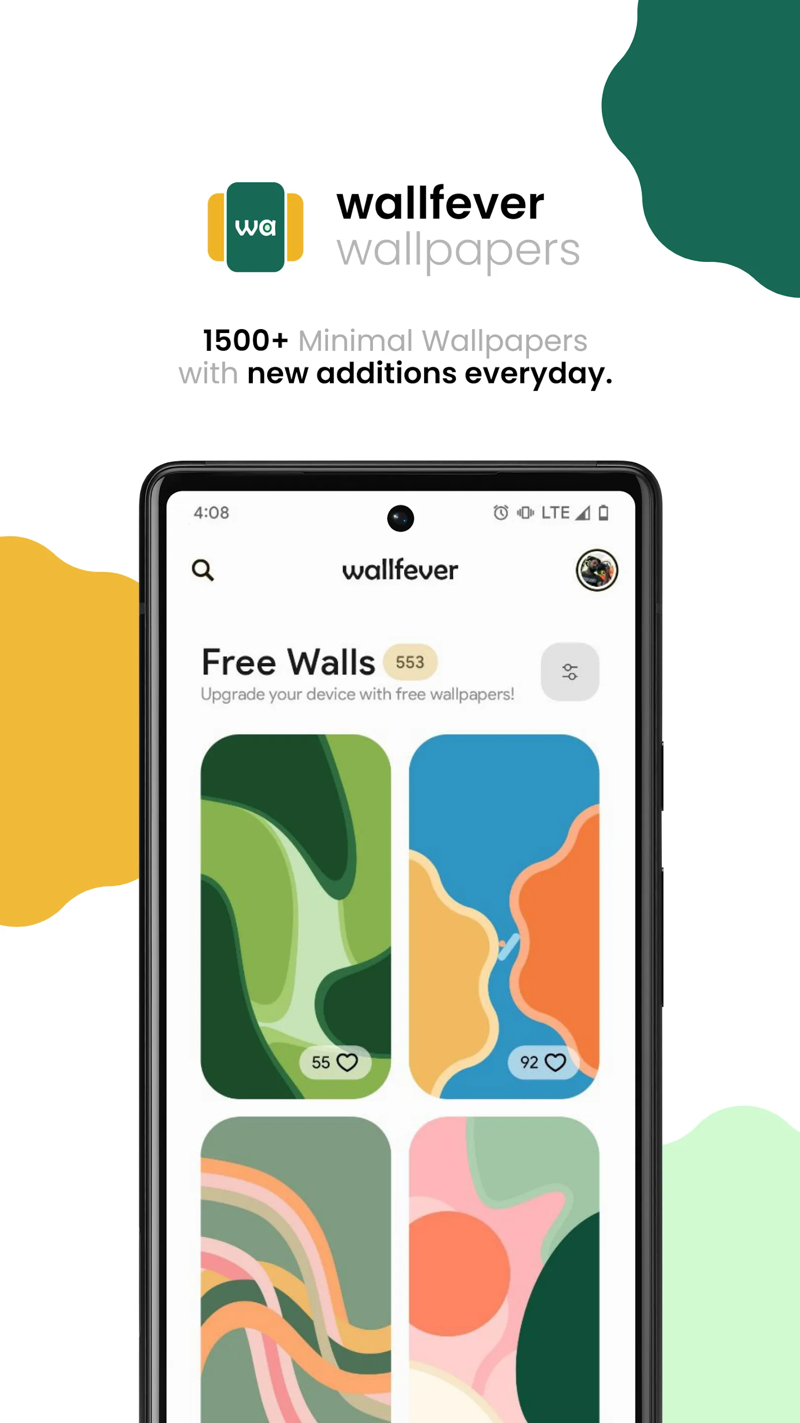 Wallfever - Minimal Wallpapers | Indus Appstore | Screenshot