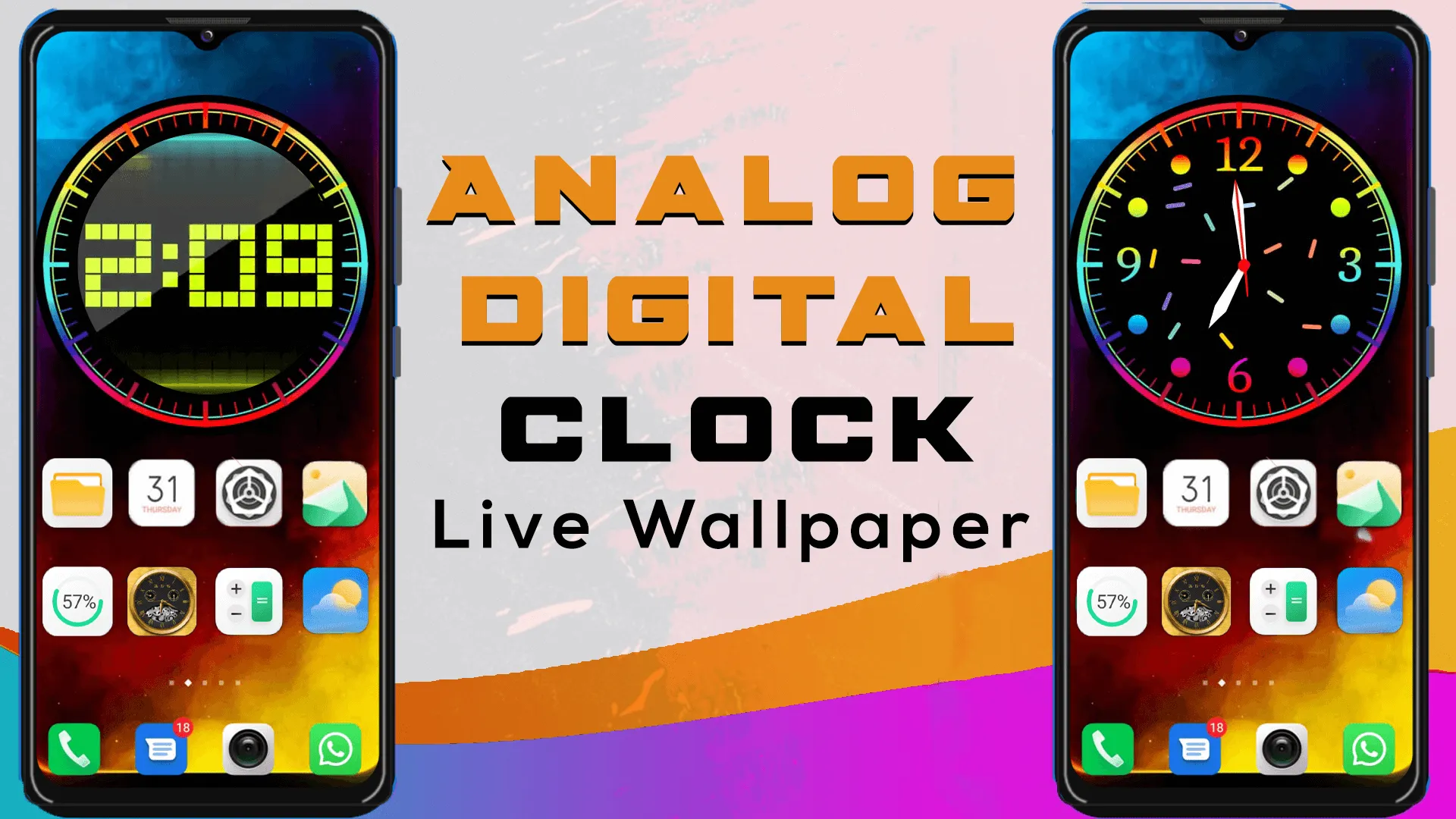 Analog & Digital Clock | Indus Appstore | Screenshot