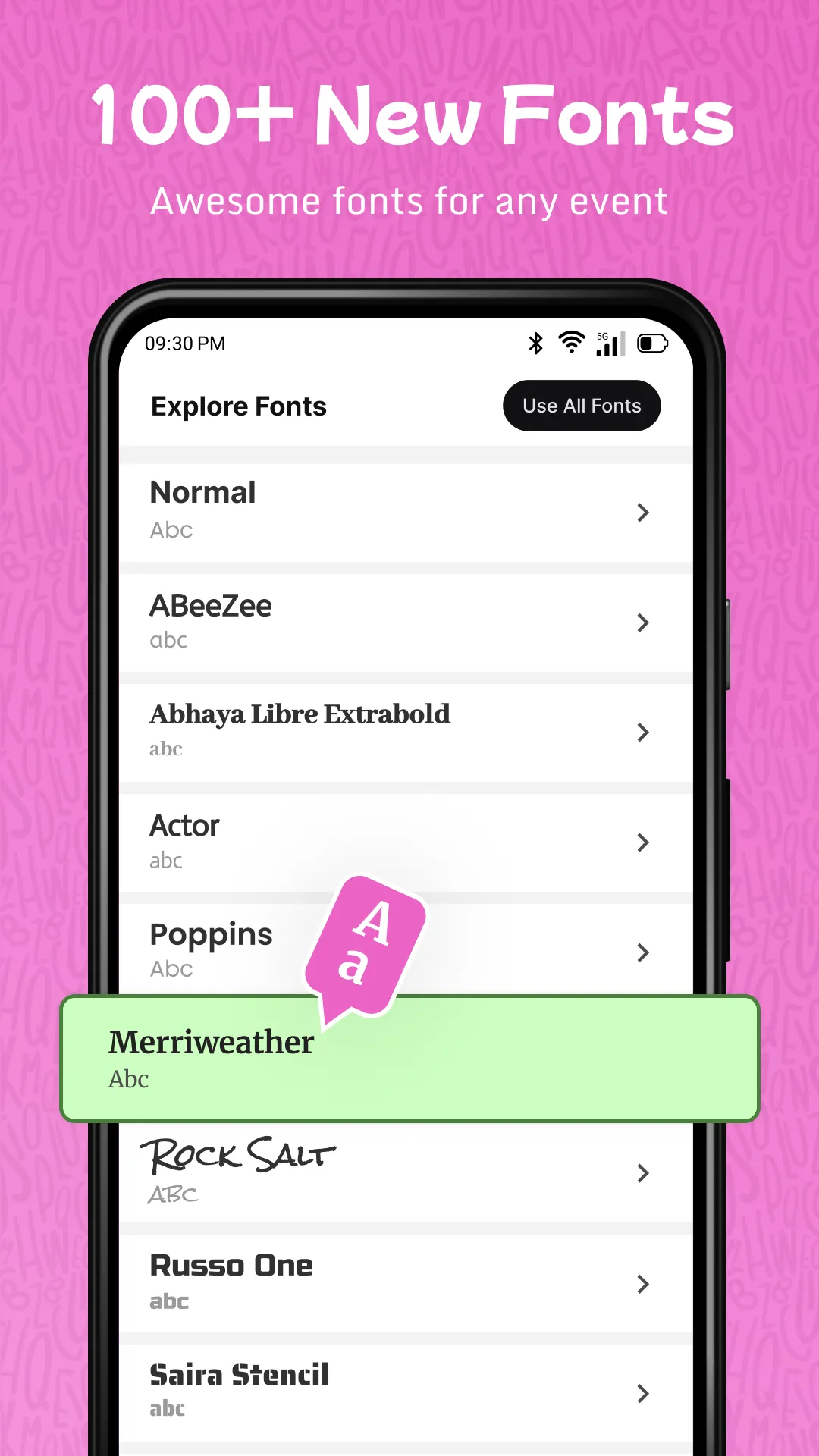 Fonts Art：Keyboard Font Style | Indus Appstore | Screenshot